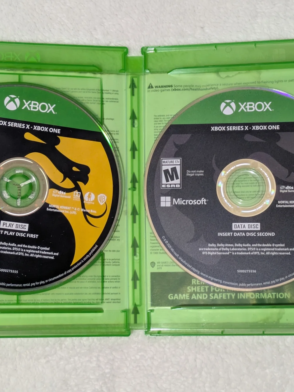 Mortal Kombat 11 Ultimate (Xbox Series X / Xbox One) – Complete 2-Disc Set CIB